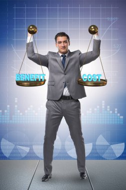 Maliyet dengesi kavramında iş adamı