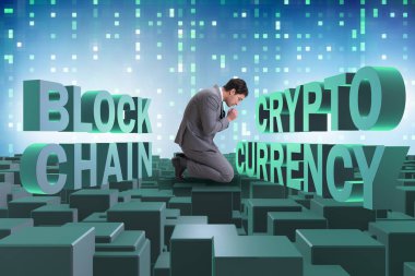 İşadamı hakkında tüm cryptocurrencies karışık