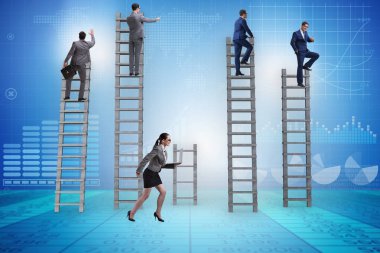 Erkek kadın arasındaki eşit olmayan kariyer fırsatları kavramı