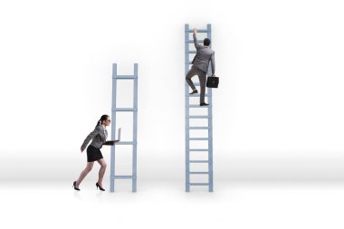 Erkek kadın arasındaki eşit olmayan kariyer fırsatları kavramı