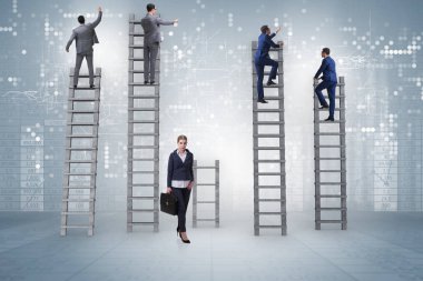 Erkek kadın arasındaki eşit olmayan kariyer fırsatları kavramı