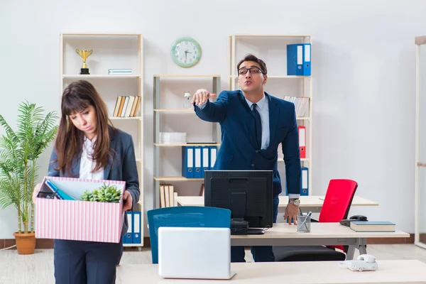 Personne renvoyée de son travail — Photo