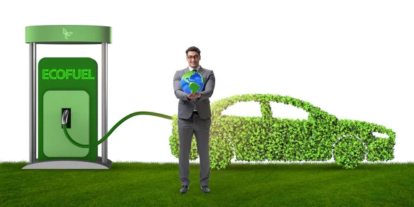 Konzept von Biokraftstoff und Umweltschutz — Stockfoto