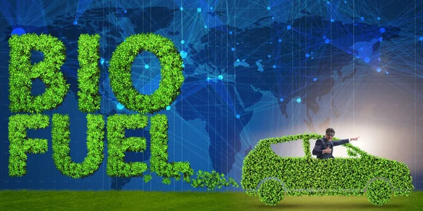 Begreppet biobränsle och bevarande av ekologi — Stockfoto