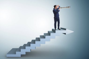 Finansal planlama sektöründe iş adamı