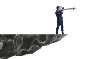 Finansal planlama sektöründe iş adamı