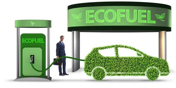 Concept de biocarburant et préservation de l'écologie — Photo