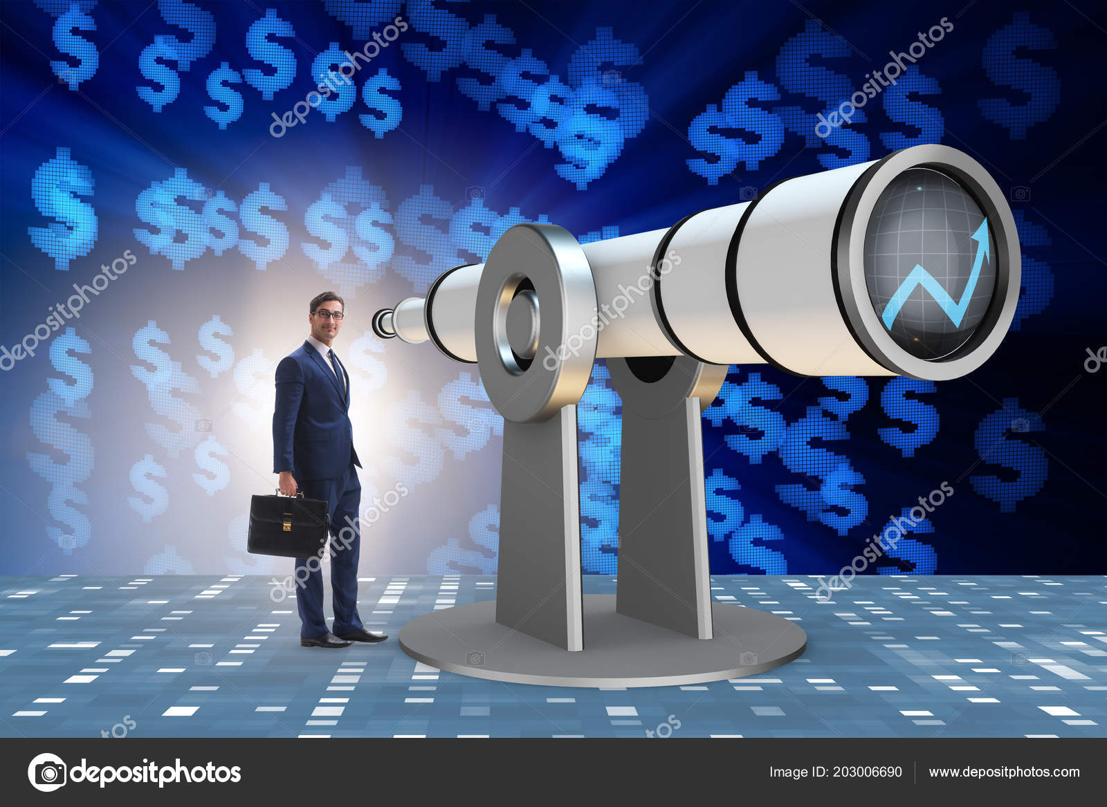 Geschaftsmann In Forex Trading Business Konzept Stockfoto C Elnur - 