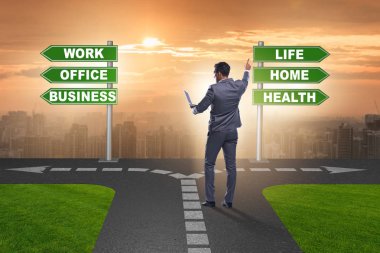 İş hayatı ya da ev dengesi iş kavramı