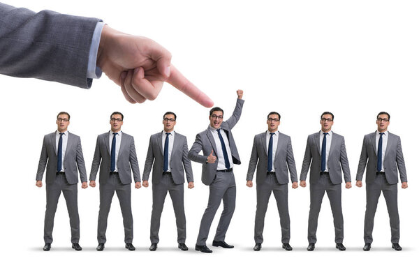 Концепция найма и трудоустройства с выбранным сотрудником