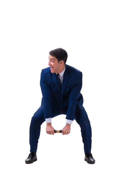 Businessman isolated on white background — Stock Photo, Image