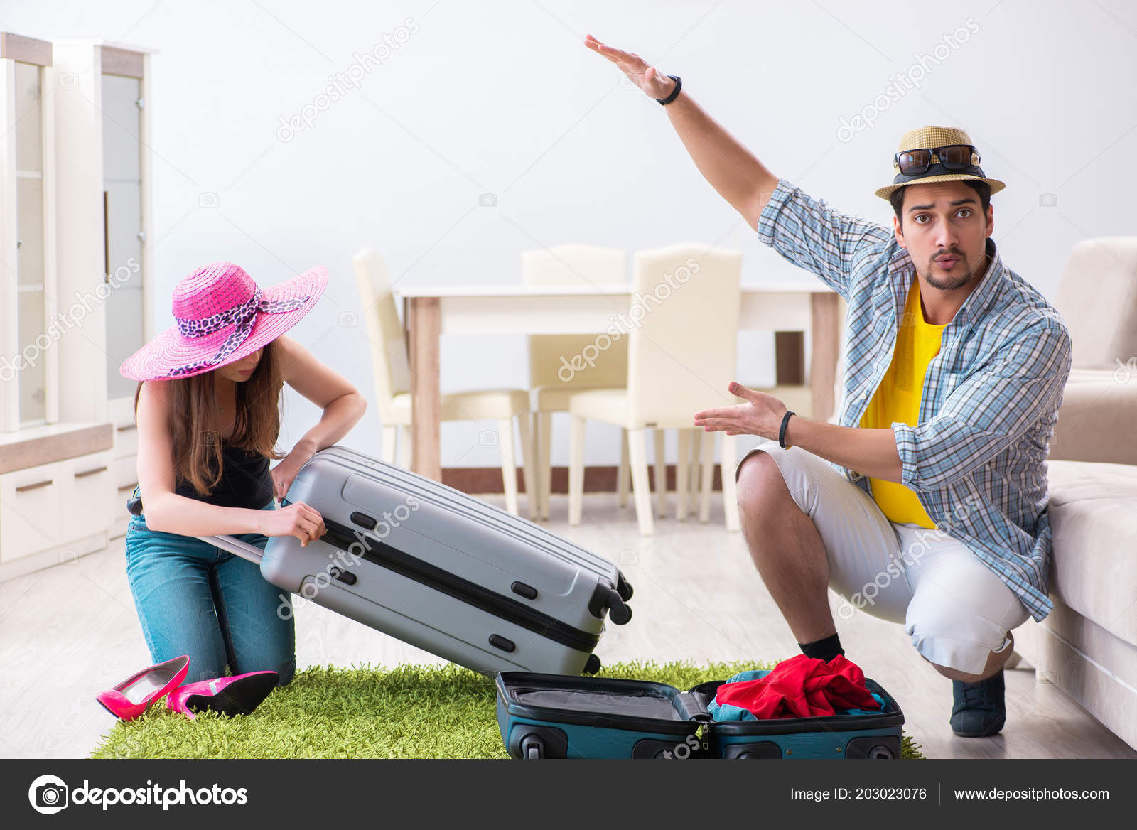 young family packing vacation travel stock photo elnur_ 203023076 packing for vacation