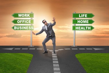 İş hayatı ya da ev dengesi iş kavramı