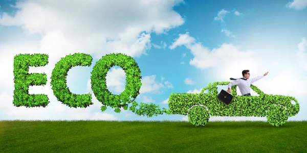 Concept of clean fuel and eco friendly cars — Stock Photo, Image