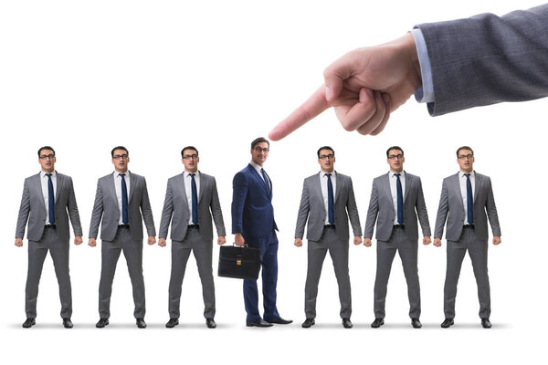 Концепция найма и трудоустройства с выбранным сотрудником