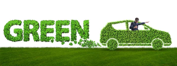 Concept of clean fuel and eco friendly cars — Stock Photo, Image