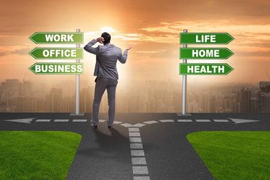 İş hayatı ya da ev dengesi iş kavramı