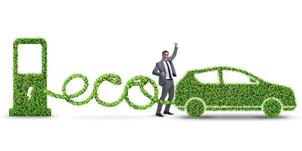 Auto Ecologica Alimentata Energia Alternativa — Foto Stock