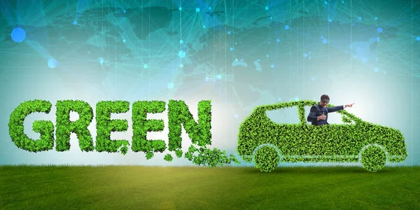 Concept of clean fuel and eco friendly cars — Stock Photo, Image