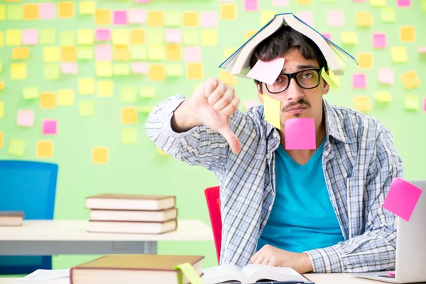 Student with many conflicting priorities — Stock Photo, Image