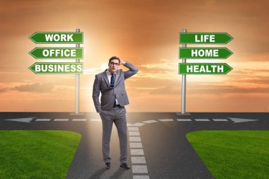 İş hayatı ya da ev dengesi iş kavramı