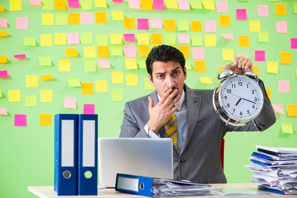 Businessman having trouble with his priorities — Stock Photo, Image