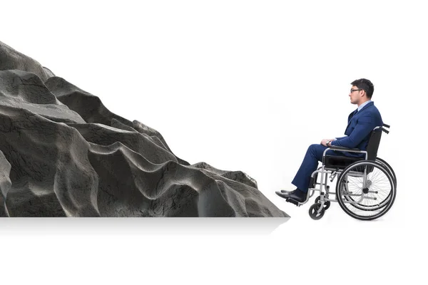 Accessibility concepth with wheelchair for disabled — Stock Photo, Image