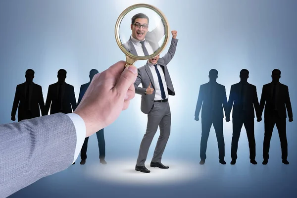 Recruitment and employment concept with selected employee — Stock Photo, Image