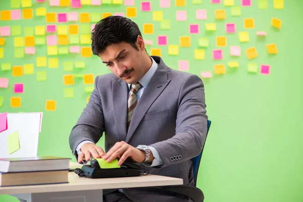 Businessman with many conflicting priorities — Stock Photo, Image