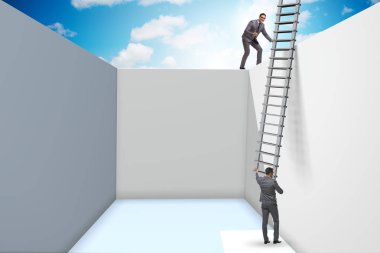 İş adamı, meslektaşının sorunlardan kaçmasına yardım ediyor