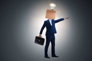 Kutu dışı düşünen iş adamı