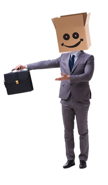 Excited happy businessman in happiness concept — Stock Photo, Image