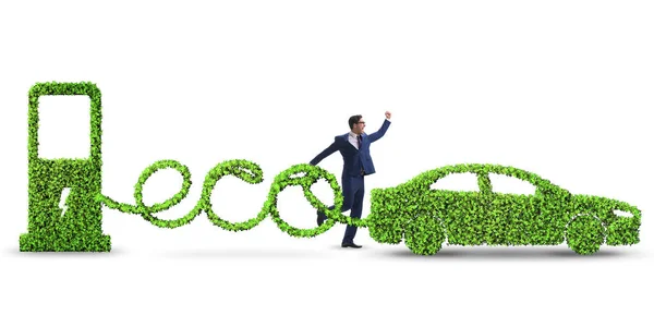 Ekologický automobil poháněný alternativní energií — Stock fotografie