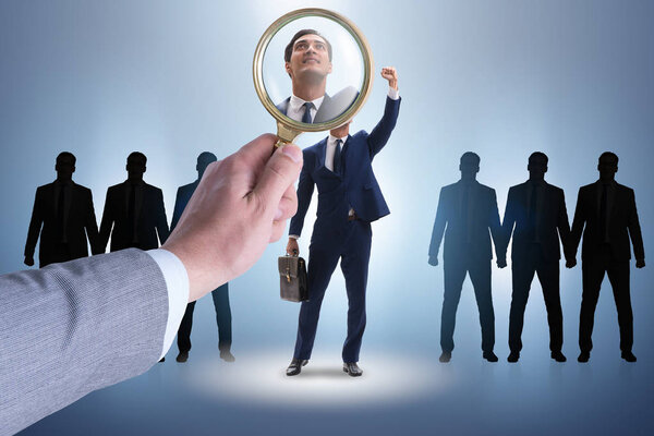 Концепция найма и трудоустройства с выбранным сотрудником