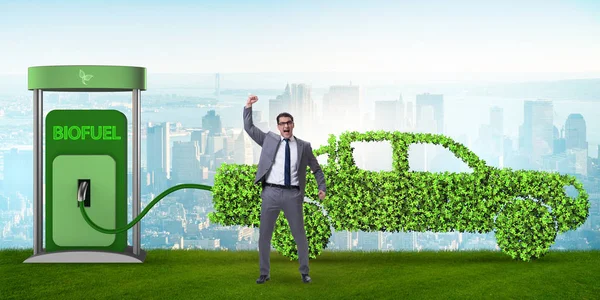 Concept of bio fuel and ecology preservation — Stock Image Concept of bio fuel and ecology preservation Stock Photo