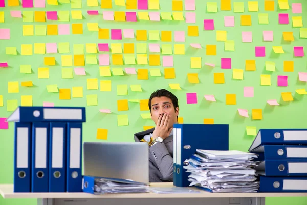 Geschäftsmann hat Probleme mit seinen Prioritäten — Stockfoto