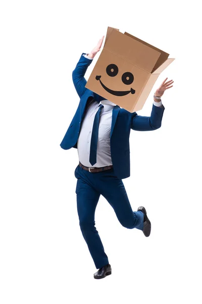 Emocionado empresario feliz en concepto de felicidad — Foto de Stock