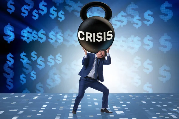Obchodní koncepce krize a recese — Stock fotografie