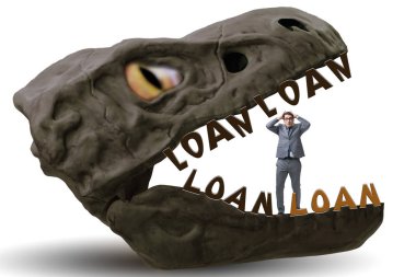 İşadamı Jaws borç ve kredi