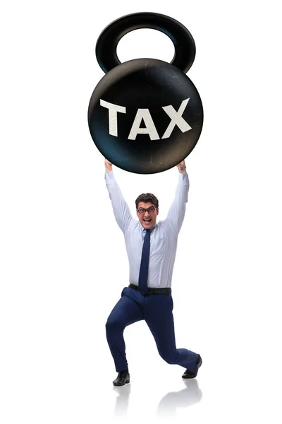 Affärsidé med skatteinbetalningar — Stockfoto