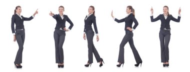 Beyaz tenli kadın iş kadını