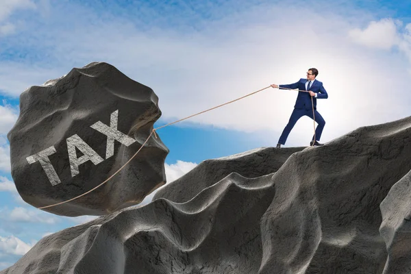 Koncepcja biznesowa obciążeń podatkowych — Zdjęcie stockowe
