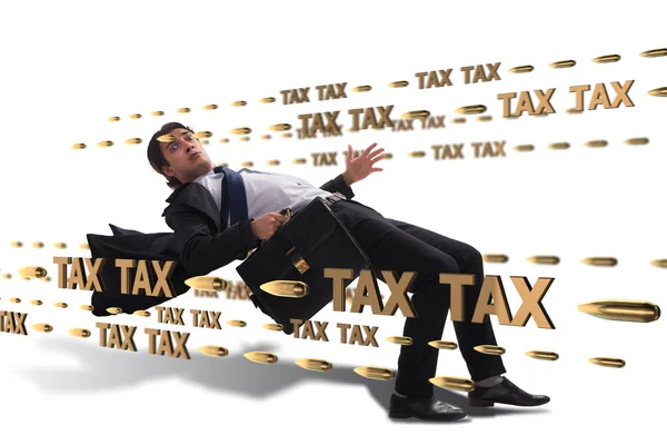 Business concept of tax payments burden — Stock Photo, Image