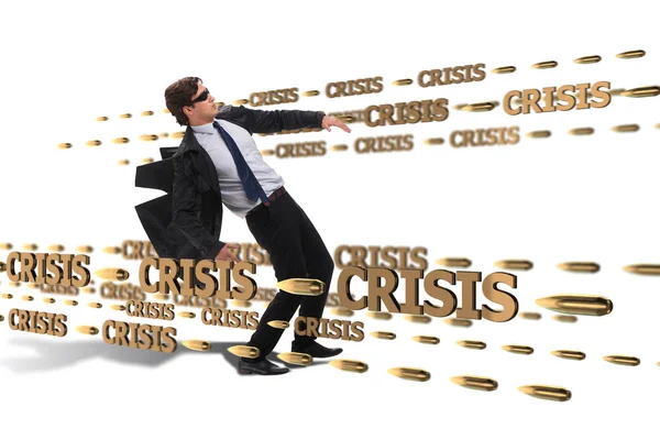 Business concept of crisis and recession — Stock Photo, Image