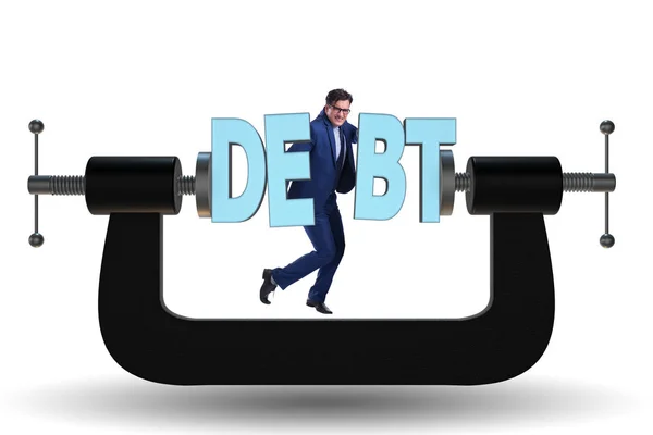 Business concept of debt and borrowing — Stock Photo, Image