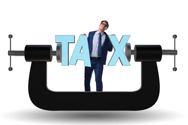 Бізнес-концепція податкового навантаження — стокове фото