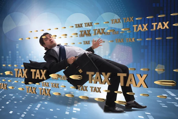 Koncepcja biznesowa obciążeń podatkowych — Zdjęcie stockowe