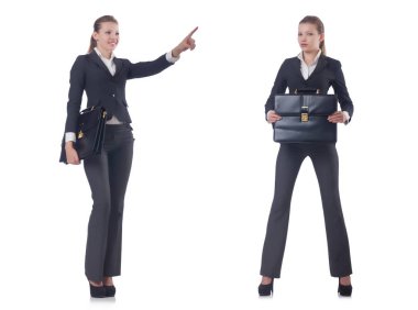 Beyaz tenli kadın iş kadını