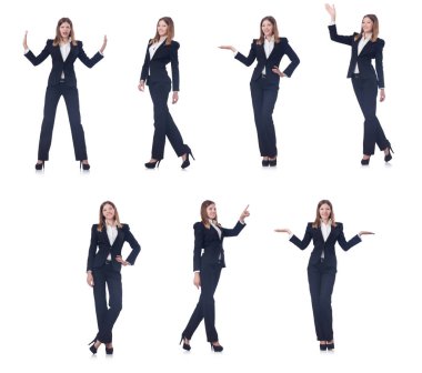 Beyaz tenli kadın iş kadını