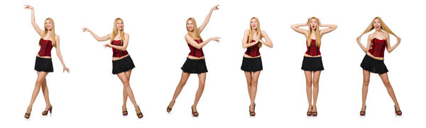 Женщина в модной одежде